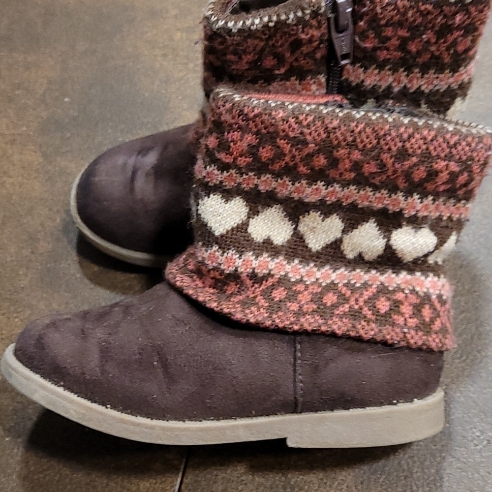 Brown Boots girls size 9